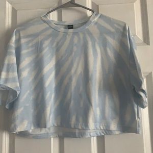 Shein zebra crop top